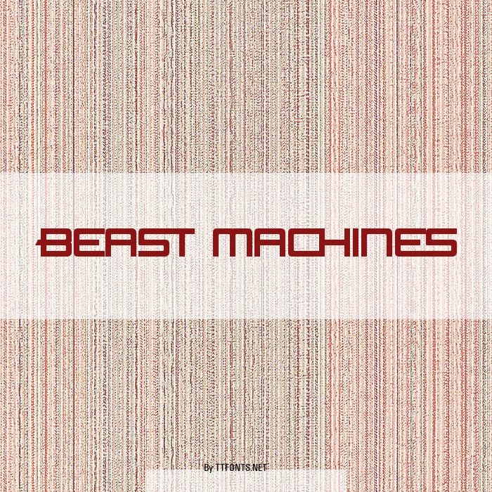 Beast Machines example